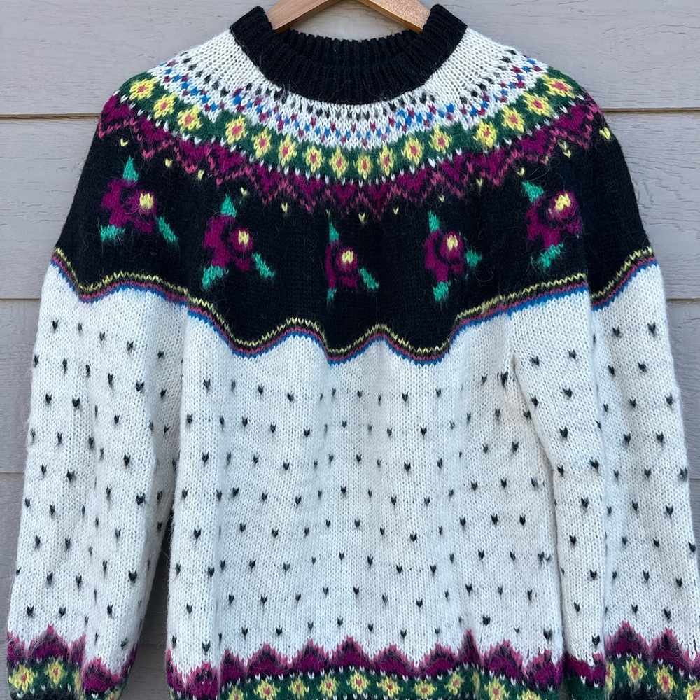 Vintage Fair Isle Nordic Sweater